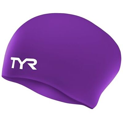 TYR Long Hair SILCON Cap Long Hair SILCON Cap, Purple, one Size, LCSL TYR Long Hair SILCON Cap Long Hair SILCON Cap, Purple, one Size, LCSL