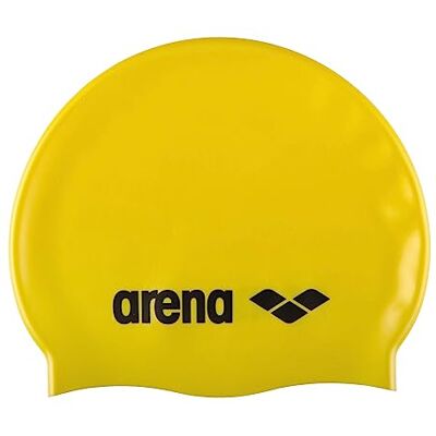 arena Unisex Koupací čepice pro mládež, žlutá/černá, NS EU arena Unisex Koupací čepice pro mládež, žlutá/černá, NS EU