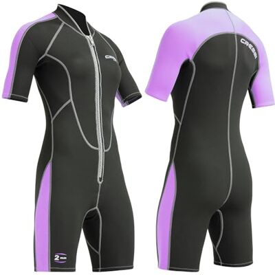 Cressi LIDO Lady 2MM MONOPIECE Black/Lilac Size 5/XL Cressi LIDO Lady 2MM MONOPIECE Black/Lilac Size 5/XL