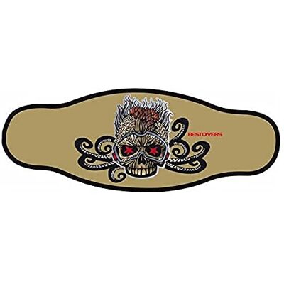 Best divers Uhrenarmband Maske aus Neopren, doppelt Folio, Totenkopf Best divers Uhrenarmband Maske aus Neopren, doppelt Folio, Totenkopf