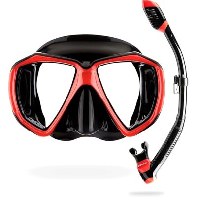 Cressi Set Ranger & Dry Black/RED Cressi Set Ranger & Dry Black/RED