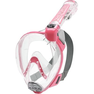 Cressi Duke Dry Full FACE MASK Clear/PINK S/M Cressi Duke Dry Full FACE MASK Clear/PINK S/M