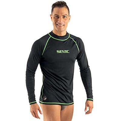 SEAC Pánské T-Sun Long Rashguard pro plavání, surfování, potápění, UV ochranu SEAC Pánské T-Sun Long Rashguard pro plavání, surfování, potápění, UV ochranu