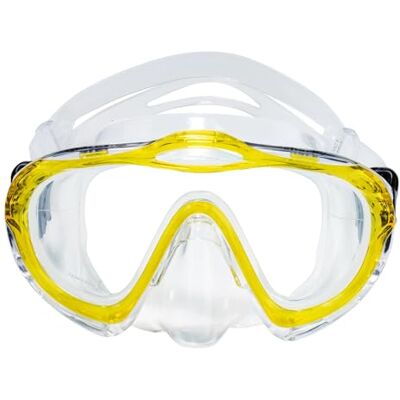 Mares Dospělé Potápěčské brýle Mask Sharky, žluté, One Size, 411322 Mares Dospělé Potápěčské brýle Mask Sharky, žluté, One Size, 411322