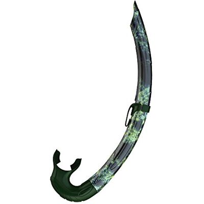 SEAC Unisex Pirana Schnorchel , grün / camouflage, Norme EU SEAC Unisex Pirana Schnorchel , grün / camouflage, Norme EU