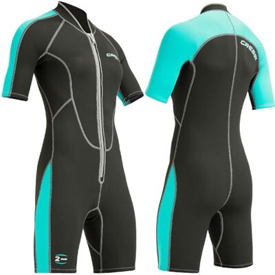 Cressi Dámský neopren Shorty Lido, tyrkysová/modrá, 42, LV457004 Cressi Dámský neopren Shorty Lido, tyrkysová/modrá, 42, LV457004