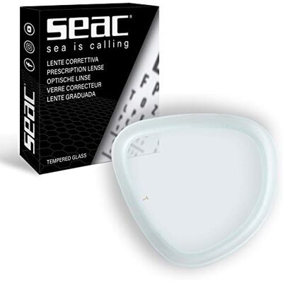 SEAC Uni Fox und E-Fox Optische Glaeser fuer, Korrekturlinse für Tauchermaske in beide Richtungen, durchsichtig, -1.00/ SEAC Uni Fox und E-Fox Optische Glaeser fuer, Korrekturlinse für Tauchermaske in beide Richtungen, durchsichtig, -1.00/
