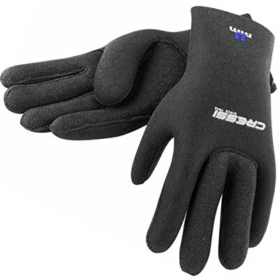 Cressi High Stretch Gloves Black 2,5 mm Blue Logo XL Cressi High Stretch Gloves Black 2,5 mm Blue Logo XL