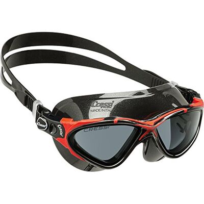 Cressi Unisex plavecké brýle Planet, DE202758, černá/červená Fumé čočky, jednotná velikost Cressi Unisex plavecké brýle Planet, DE202758, černá/červená Fumé čočky, jednotná velikost