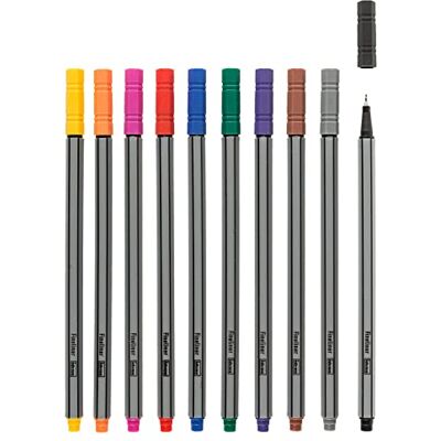 Idena 516113 Fineliner, 10 kusů, tloušťka 0,4 mm, v pouzdře Idena 516113 Fineliner, 10 kusů, tloušťka 0,4 mm, v pouzdře