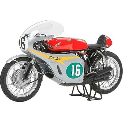 TAMIYA 14113 1:12 Honda RC166 GP Racer 1960 napodobenina věrná originálu, plastová stavebnice, kutilství, modelářská sada, sestavení, nelakované, vícebarevné TAMIYA 14113 1:12 Honda RC166 GP Racer 1960 napodobenina věrná originálu, plastová stavebnice, kutilství, modelářská sada, sestavení, nelakované, vícebarevné