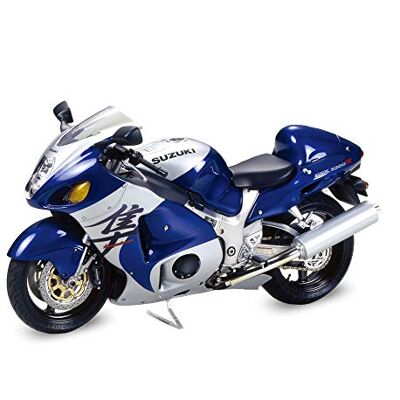 TAMIYA 300014090-1: 12 Suzuki GSX1300R Hayabusa Street ´98, napodobenina originálu, plastová stavebnice, kutilství, modelářská sada, sestavení, nelakovaná, modrá TAMIYA 300014090-1: 12 Suzuki GSX1300R Hayabusa Street ´98, napodobenina originálu, plastová stavebnice, kutilství, modelářská sada, sestavení, nelakovaná, modrá