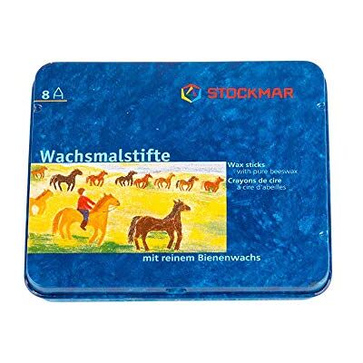 STOCKMAR 204884258 34000 voskovnicových bloků s čistým včelím voskem, 8 barev voskovky v praktickém blokovém tvaru, zabalené v praktickém plechovém pouzdře, ideální pro malování pro děti STOCKMAR 204884258 34000 voskovnicových bloků s čistým včelím voskem, 8 barev voskovky v praktickém blokovém tvaru, zabalené v praktickém plechovém pouzdře, ideální pro malování pro děti