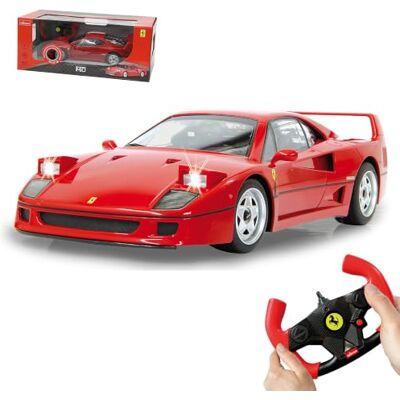 Jamara Ferrari F40 1: 14 27 MHz oficiálně licencované, cca 1 hodinu jízdy při cca 11 km/h, LED světlo, perfektní ilustrované detaily, detailní interiér, kvalitní zpracování Jamara Ferrari F40 1: 14 27 MHz oficiálně licencované, cca 1 hodinu jízdy při cca 11 km/h, LED světlo, perfektní ilustrované detaily, detailní interiér, kvalitní zpracování