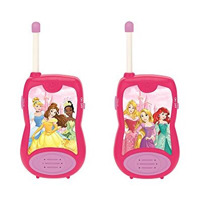 LEXIBOOK , Disney princezny, vysílačky talkies 200 m, komunikační hračka pro děti dívky, 2 komunikační kanály, klip na opasek, provoz na baterie, růžová, TW12DP LEXIBOOK , Disney princezny, vysílačky talkies 200 m, komunikační hračka pro děti dívky, 2 komunikační kanály, klip na opasek, provoz na baterie, růžová, TW12DP