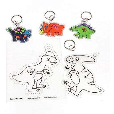 Baker Ross AW566 dinosauři, super smršťující se přívěsek na klíče (8 kusů) Baker Ross AW566 dinosauři, super smršťující se přívěsek na klíče (8 kusů)