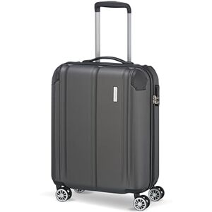 Travelite Palubní kufr příruční zavazadlo, antracitová (šedá), Příruční zavazadlo na vozík (55 cm), CITY 4w Trolley Travelite Palubní kufr příruční zavazadlo, antracitová (šedá), Příruční zavazadlo na vozík (55 cm), CITY 4w Trolley