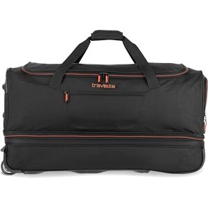 Travelite 2kolová cestovní taška na kolečkách vel. L s roztahovacím záhybem, zavazadlo série BASICS: měkké zavazadlo cestovní taška s kolečky s extra objemem, 096276, černá/oranžová, Cestovní taška s Travelite 2kolová cestovní taška na kolečkách vel. L s roztahovacím záhybem, zavazadlo série BASICS: měkké zavazadlo cestovní taška s kolečky s extra objemem, 096276, černá/oranžová, Cestovní taška s