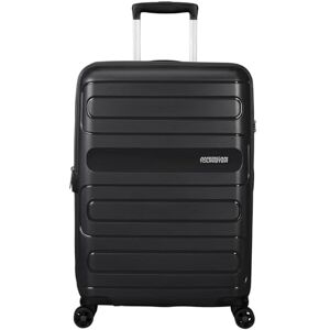 American Tourister Kufr Sunside Spinner M rozšířitelný, modrý, černá (Black), Spinner M (67.5 cm 83.5 L) American Tourister Kufr Sunside Spinner M rozšířitelný, modrý, černá (Black), Spinner M (67.5 cm 83.5 L)