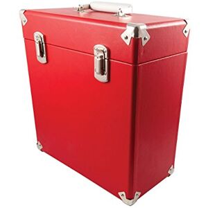 GPO CASE12 přenosný úložný box pro 12" gramofonové desky (pro až 30 vinylových gramofonových desek), červený GPO CASE12 přenosný úložný box pro 12" gramofonové desky (pro až 30 vinylových gramofonových desek), červený