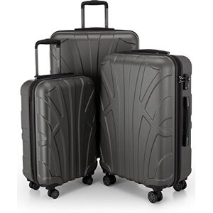 Suitline 3dílná sada kufrů, TSA, Grafitová, Sada kufrů Suitline 3dílná sada kufrů, TSA, Grafitová, Sada kufrů