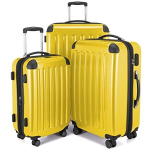 Hauptstadtkoffer Alex kufr na kolečkách ve 3 velikostech, cestovní kufr, 4 dvojitá kolečka (S, M a L) sada kufrů, 75 cm, 235 l, Žlutá, Sada, Sada kufrů Hauptstadtkoffer Alex kufr na kolečkách ve 3 velikostech, cestovní kufr, 4 dvojitá kolečka (S, M a L) sada kufrů, 75 cm, 235 l, Žlutá, Sada, Sada kufrů