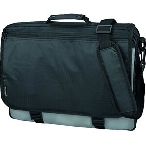 LIGHTPAK 46069 Messengerbag WAVE, taška přes rameno z odolného polyesteru, přihrádka na organizér, hlavní přihrádka se zipem, polyesterová taška s držadlem, cca 31 x 40 x 10 cm, černá/šedá LIGHTPAK 46069 Messengerbag WAVE, taška přes rameno z odolného polyesteru, přihrádka na organizér, hlavní přihrádka se zipem, polyesterová taška s držadlem, cca 31 x 40 x 10 cm, černá/šedá