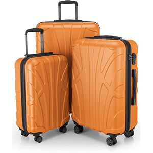 Suitline 3dílná sada kufrů, TSA, Oranžová, Sada kufrů Suitline 3dílná sada kufrů, TSA, Oranžová, Sada kufrů