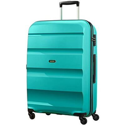 American Tourister – Bon Air Spinner Türkis, Hartschalenkoffer, 75H x 54W x 29D cm, 91 L, 4.2 kg, mit TSA-Schloss, innenl. Kreuzgurten und Polypropylen-Schale American Tourister – Bon Air Spinner Türkis, Hartschalenkoffer, 75H x 54W x 29D cm, 91 L, 4.2 kg, mit TSA-Schloss, innenl. Kreuzgurten und Polypropylen-Schale