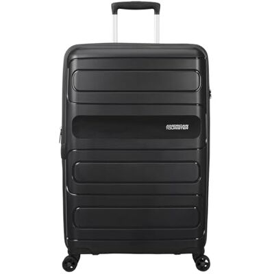 American Tourister Kufr Sunside Spinner M rozšířitelný, modrý, černá (Black), Spinner L (77 cm 118 L) American Tourister Kufr Sunside Spinner M rozšířitelný, modrý, černá (Black), Spinner L (77 cm 118 L)