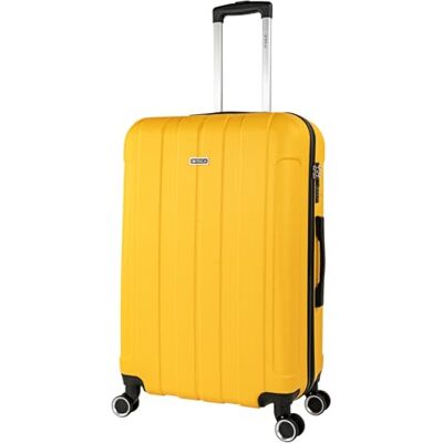 ITACA Sada kufrů s kolečky ve velkém pro cestování – cestovní kufr sada z robustního haru, Amarillo, Nedbalý ITACA Sada kufrů s kolečky ve velkém pro cestování – cestovní kufr sada z robustního haru, Amarillo, Nedbalý