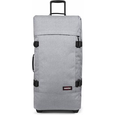 Eastpak Kufr Tranverz L 121 l (79 x 40 x 33 cm), velký cestovní kufr s kolečky, robustní zavazadlo se 2 přihrádkami, teleskopická rukojeť a zámek TSA černý, sunday grey, Tranverz L Eastpak Kufr Tranverz L 121 l (79 x 40 x 33 cm), velký cestovní kufr s kolečky, robustní zavazadlo se 2 přihrádkami, teleskopická rukojeť a zámek TSA černý, sunday grey, Tranverz L
