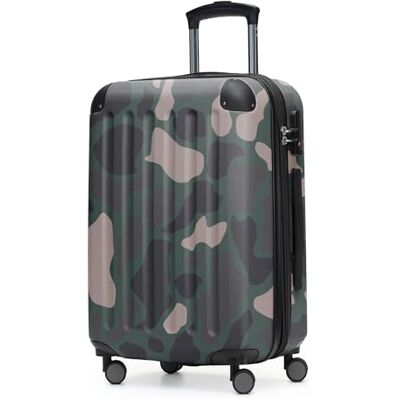 Hauptstadtkoffer - Spree příruční zavazadla Hard-shell kufr Trolley Trolley kufr Expandable, TSA, 4 kola, 55 cm, 42 litrů, kamufláž Hauptstadtkoffer - Spree příruční zavazadla Hard-shell kufr Trolley Trolley kufr Expandable, TSA, 4 kola, 55 cm, 42 litrů, kamufláž