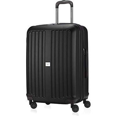 Hauptstadtkoffer XBERG kufr Trolley cestovní kufr tvrdá skořepina matná (S, M, L), černá, Kufr Hauptstadtkoffer XBERG kufr Trolley cestovní kufr tvrdá skořepina matná (S, M, L), černá, Kufr