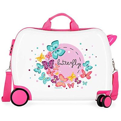 MOVOM Happy Time dětské zavazadlo 55 centimeters 32 vícebarevné (Multicolor), Butterfly., Sedák 360 MOVOM Happy Time dětské zavazadlo 55 centimeters 32 vícebarevné (Multicolor), Butterfly., Sedák 360