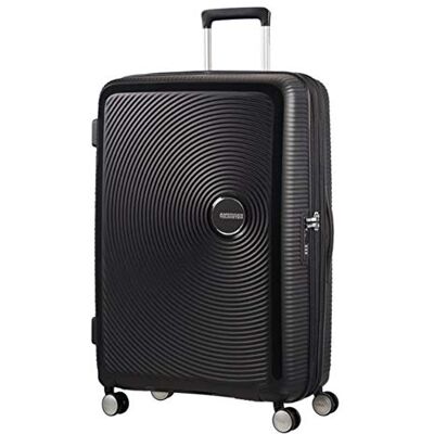 American Tourister Soundbox – příruční zavazadlo Spinner S s možností rozšíření, černá (Bass Black)., L (77 cm 110 L) American Tourister Soundbox – příruční zavazadlo Spinner S s možností rozšíření, černá (Bass Black)., L (77 cm 110 L)
