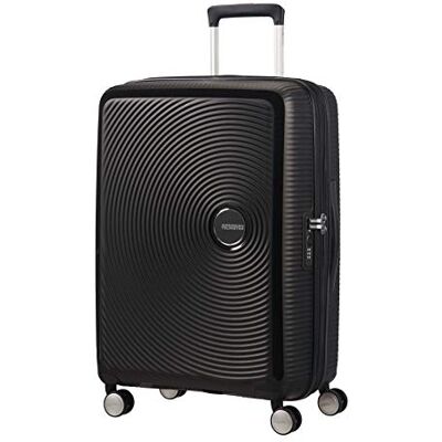 American Tourister Soundbox – příruční zavazadlo Spinner S s možností rozšíření, černá (Bass Black)., M (67 cm 81 L) American Tourister Soundbox – příruční zavazadlo Spinner S s možností rozšíření, černá (Bass Black)., M (67 cm 81 L)