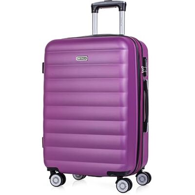 ITACA sady zavazadel, cestovní kufr, sada kufrů, sada kufrů, skořepinový kufr, sada kufrů, sada kufrů, luggage velký výběr kufrů a kufrů pro každou cestu!, Antrazit, fialová, M, Nedbalý ITACA sady zavazadel, cestovní kufr, sada kufrů, sada kufrů, skořepinový kufr, sada kufrů, sada kufrů, luggage velký výběr kufrů a kufrů pro každou cestu!, Antrazit, fialová, M, Nedbalý