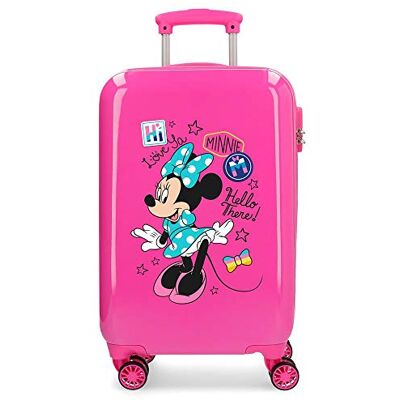 Disney Enjoy Minnie Kabinenkoffer Rosa 34x55x20 cms Hartschalen ABS Kombinationsschloss 34L 2,6Kgs 4 Doppelräder Handgepäck Disney Enjoy Minnie Kabinenkoffer Rosa 34x55x20 cms Hartschalen ABS Kombinationsschloss 34L 2,6Kgs 4 Doppelräder Handgepäck