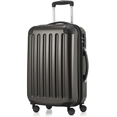Hauptstadtkoffer Alex Hand Luggage On-Board Set of 3 Hard-Side Luggages Trolley Hardside Suitcase, (S, M & L), černá, Kufr Hauptstadtkoffer Alex Hand Luggage On-Board Set of 3 Hard-Side Luggages Trolley Hardside Suitcase, (S, M & L), černá, Kufr