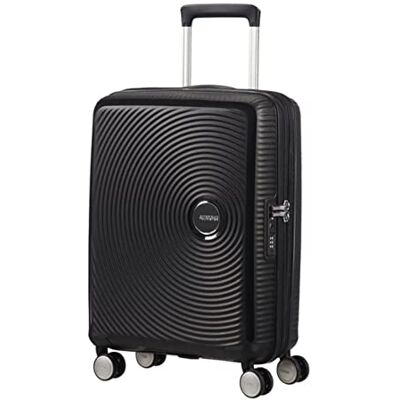 American Tourister Soundbox – příruční zavazadlo Spinner S s možností rozšíření, černá (Bass Black)., S (55 cm 41 L) American Tourister Soundbox – příruční zavazadlo Spinner S s možností rozšíření, černá (Bass Black)., S (55 cm 41 L)
