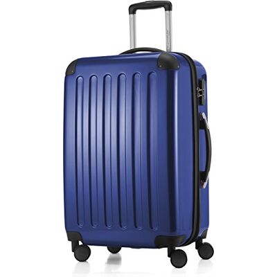 Hauptstadtkoffer Alex Hand Luggage On-Board Set of 3 Hard-Side Luggages Trolley Hardside Suitcase, (S, M & L), modrá, Kufr Hauptstadtkoffer Alex Hand Luggage On-Board Set of 3 Hard-Side Luggages Trolley Hardside Suitcase, (S, M & L), modrá, Kufr