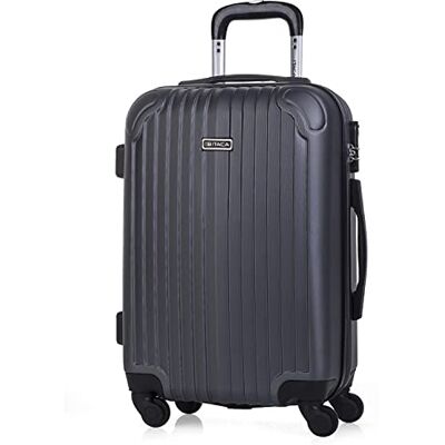 ITACA Juego Maletas de Viaje 4 Ruedas Trolley ABS. Extensibles Rígidas Resistentes y Ligeras. Mango Asas Candado. Pequeña Cabina Low Cost, Mediana y Grande y neceser. T71500, Antracitová, S, Nedbalý ITACA Juego Maletas de Viaje 4 Ruedas Trolley ABS. Extensibles Rígidas Resistentes y Ligeras. Mango Asas Candado. Pequeña Cabina Low Cost, Mediana y Grande y neceser. T71500, Antracitová, S, Nedbalý