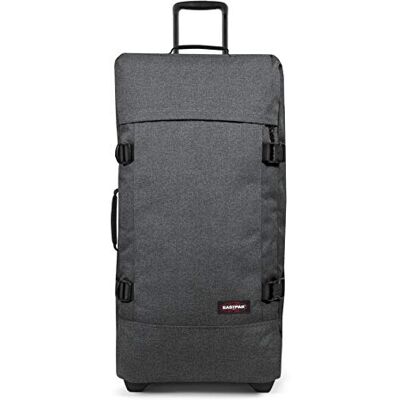 Eastpak Kufr Tranverz L 121 l (79 x 40 x 33 cm), velký cestovní kufr s kolečky, robustní zavazadlo se 2 přihrádkami, teleskopická rukojeť a zámek TSA černý, Černý denim, Tranverz L Eastpak Kufr Tranverz L 121 l (79 x 40 x 33 cm), velký cestovní kufr s kolečky, robustní zavazadlo se 2 přihrádkami, teleskopická rukojeť a zámek TSA černý, Černý denim, Tranverz L