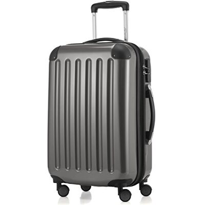 Hauptstadtkoffer Alex kufr na kolečkách ve 3 velikostech, cestovní kufr, 4 dvojitá kolečka (S, M a L) sada kufrů, 75 cm, 235 l, titan, Kufr Hauptstadtkoffer Alex kufr na kolečkách ve 3 velikostech, cestovní kufr, 4 dvojitá kolečka (S, M a L) sada kufrů, 75 cm, 235 l, titan, Kufr