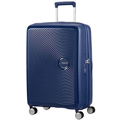 American Tourister Soundbox – příruční zavazadlo Spinner S s možností rozšíření, Modrá (Midnight Navy), M (67 cm 81 L) American Tourister Soundbox – příruční zavazadlo Spinner S s možností rozšíření, Modrá (Midnight Navy), M (67 cm 81 L)