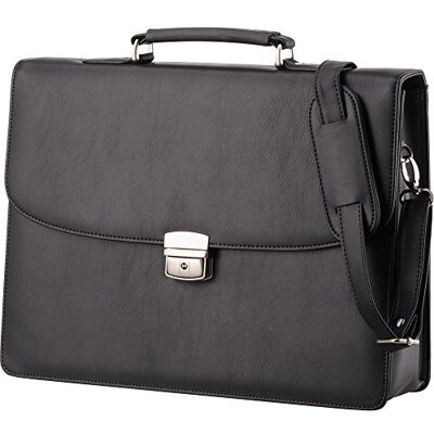 ALASSIO Aktovka Anzio, 38 cm, 10 l, černá ALASSIO Aktovka Anzio, 38 cm, 10 l, černá