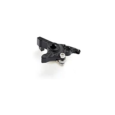Puig 6609N Hebeladapter aus anodisiertem Ergal-7075-Aluminium, präzisionsgefräst für Hebelsystem mit exakter Passform und hoher mechanischer Festigkeit, Schwarz Puig 6609N Hebeladapter aus anodisiertem Ergal-7075-Aluminium, präzisionsgefräst für Hebelsystem mit exakter Passform und hoher mechanischer Festigkeit, Schwarz