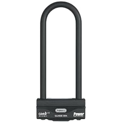 ABUS Třmenový zámek Granit Power 58/140HBIII – silný zámek motocyklu s dvojitým zamykáním – bezpečnostní úroveň 18–210 mm výška třmenu ABUS Třmenový zámek Granit Power 58/140HBIII – silný zámek motocyklu s dvojitým zamykáním – bezpečnostní úroveň 18–210 mm výška třmenu