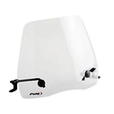 Puig 5874W Carenabrise Trafic und Urban aerodynamische urbane Windschutzscheibe aus 3 mm Polycarbonat mit abgerundetem Profil und Windschutz für den täglichen Fahrbetrieb, Transparent Puig 5874W Carenabrise Trafic und Urban aerodynamische urbane Windschutzscheibe aus 3 mm Polycarbonat mit abgerundetem Profil und Windschutz für den täglichen Fahrbetrieb, Transparent